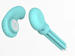 2-In-1 Detachable Clit Suction Vibrator With 4 Bendable Sticks